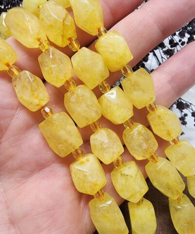 10x14 Mm Elmas Sitrin Dogal Tasi 3