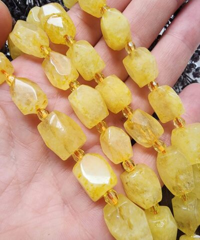 10x14 Mm Elmas Sitrin Dogal Tasi 4