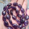 10x14 Mm Oval Ametist Dogal Tas Dizi
