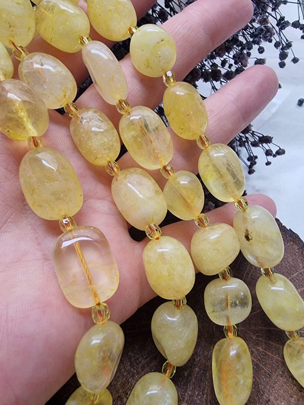 10x14 Mm Oval Sitrin Dogal Tasi 2