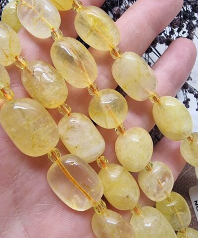 10x14 MM Oval Sitrin Doğal Taşı