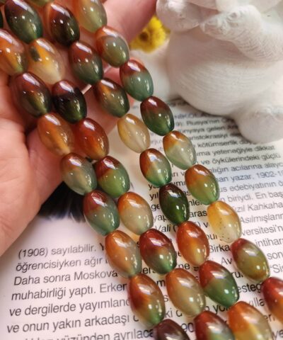 10x14 Mm Yosun Arpa Akik Tasi 2