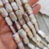 10x16 Mm Dikdortgen Sekilli Dogal Kultur İncisi 2