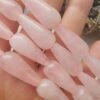 10x25 Damla Pembe Kuvars Dogal Tas Dizi