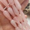 10x25 Damla Pembe Kuvars Dogal Tas Dizi 2
