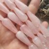 10x25 Damla Pembe Kuvars Dogal Tas Dizi 3