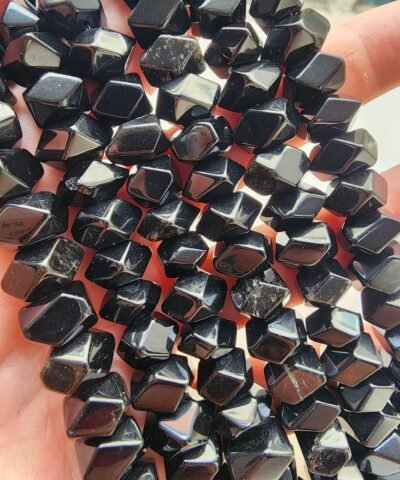 10x6 MM Elmas Kesim Obsidyen Taşı AAA