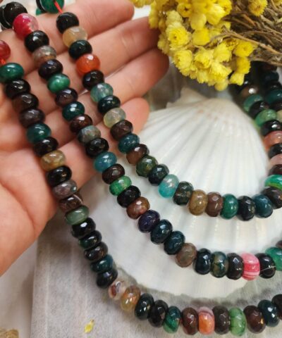 10x6 Mm Rondela Akik Tasi 2