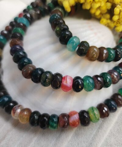 10x6 Mm Rondela Akik Tasi 3