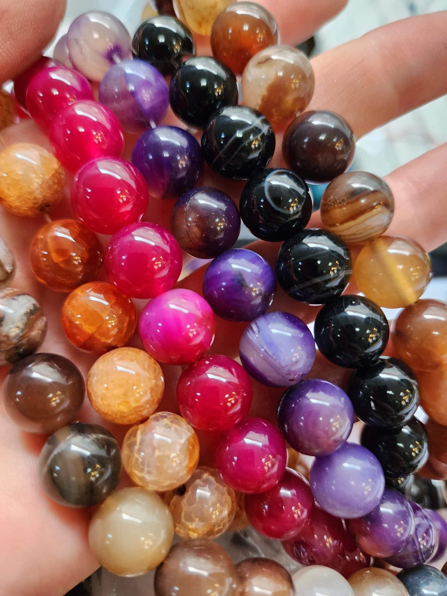 12 Mm Akik Tasi Boncuk