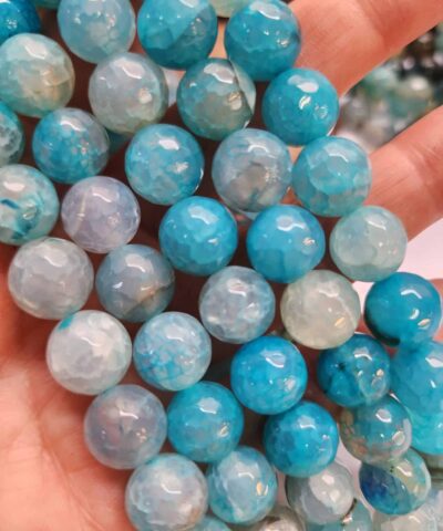 12 Mm Fasetli Akik Dogal Tas Boncuk 511