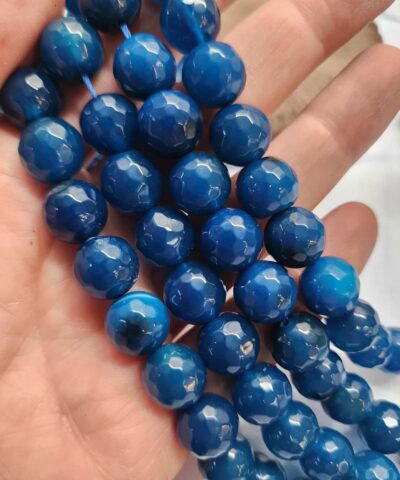 12 Mm Fasetli Akik Dogal Tas Boncuk 513