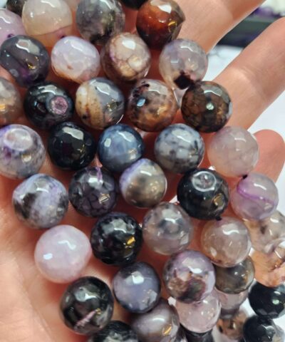 12 Mm Fasetli Akik Dogal Tas Boncuk 517