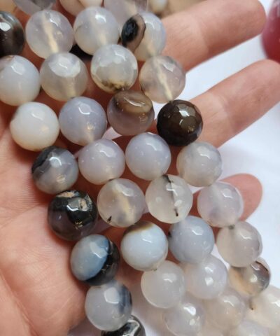 12 Mm Fasetli Akik Dogal Tas Boncuk 523