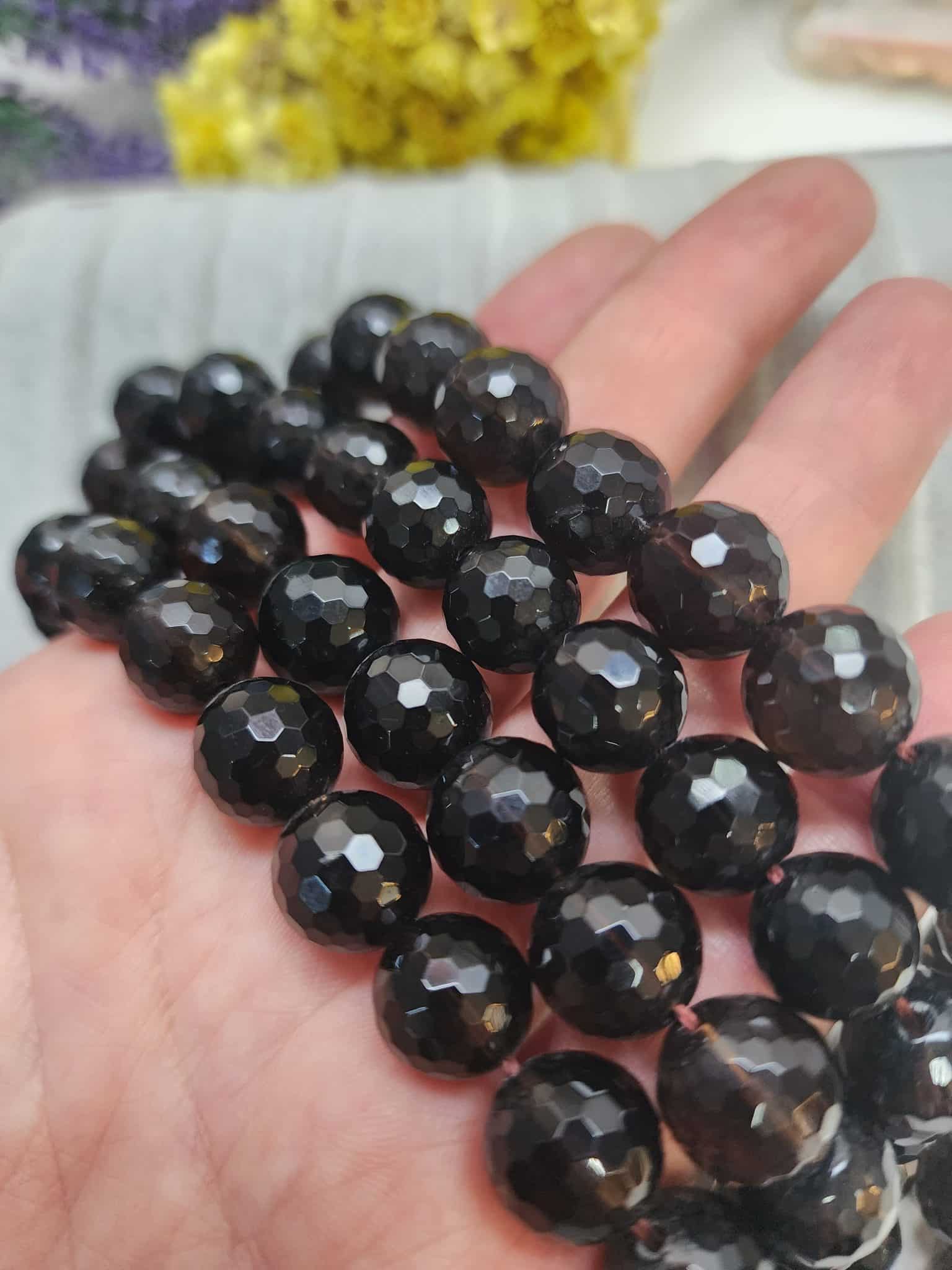 12 Mm Fasetli Kure Dumanli Kuvars Tasi