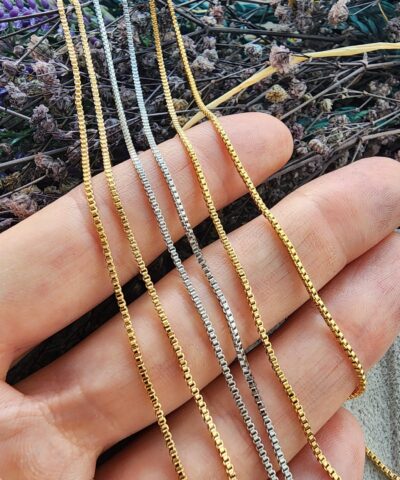 1.2 MM Kare Çelik Takı Zinciri