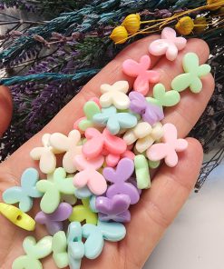 12 MM Kelebek Şekilli Renkli Boncuklar