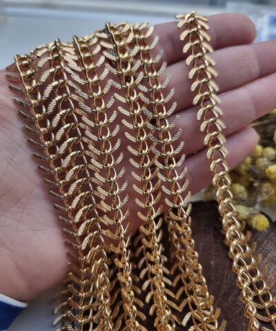 12 Mm Kilcik Altin Kaplama Taki Zinciri