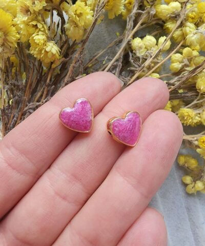 12 MM Pembe Sedef Mineli Kalp Ara Aparatı