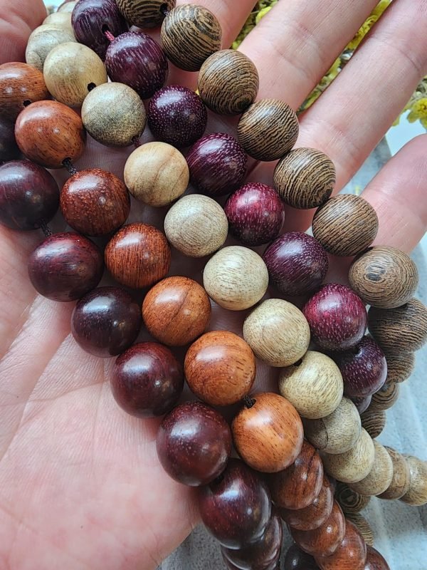 12 MM UD Sandal Ağacı Doğal Boncuk