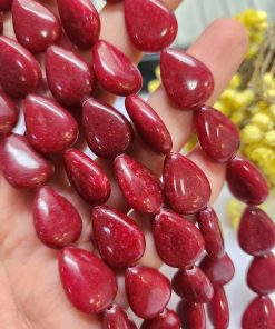 13x18 MM Damla Yakut Ceyt Kuvars Taşı