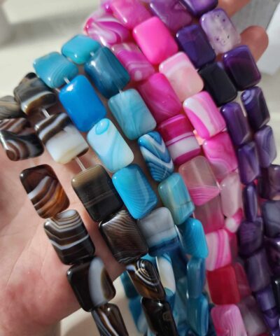 13x18 Mm Yassi Dikdortgen Akik Tasi