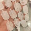13x19 Mm Dikdortgen Kristal Kuvars Tasi