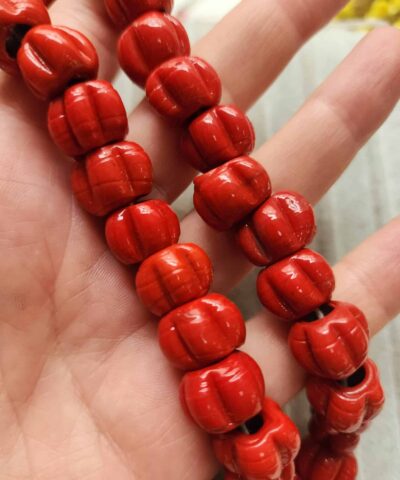 14 MM Cam Yuvarlak Bodrum Boncuğu Dizi - 508