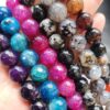 14 Mm Fasetli Akik Dogal Tas Boncuk