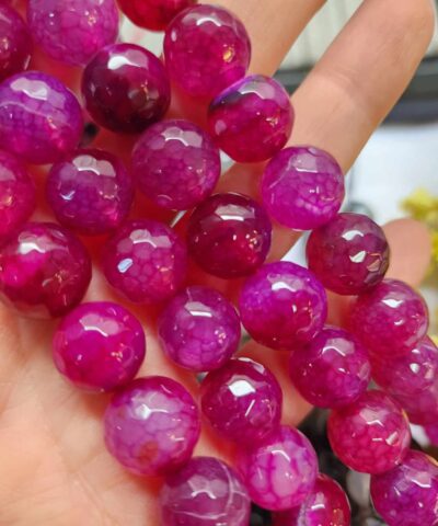 14 Mm Fasetli Akik Dogal Tas Boncuk 504