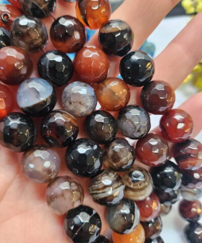 14 Mm Fasetli Akik Dogal Tas Boncuk 508 2