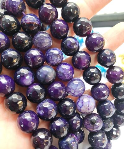 14 Mm Fasetli Akik Dogal Tas Boncuk 508