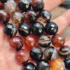 14 Mm Fasetli Akik Dogal Tas Boncuk 509