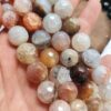 14 Mm Fasetli Akik Dogal Tas Boncuk 510