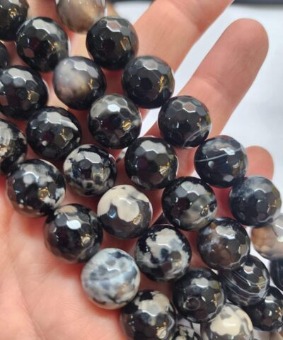 14 Mm Fasetli Akik Dogal Tas Boncuk 511