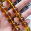 14 Mm Kehribar Renkli Faset Kuvars Dogal Tas 4