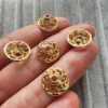 14 Mm Motifli Saran Boncuk Kapak