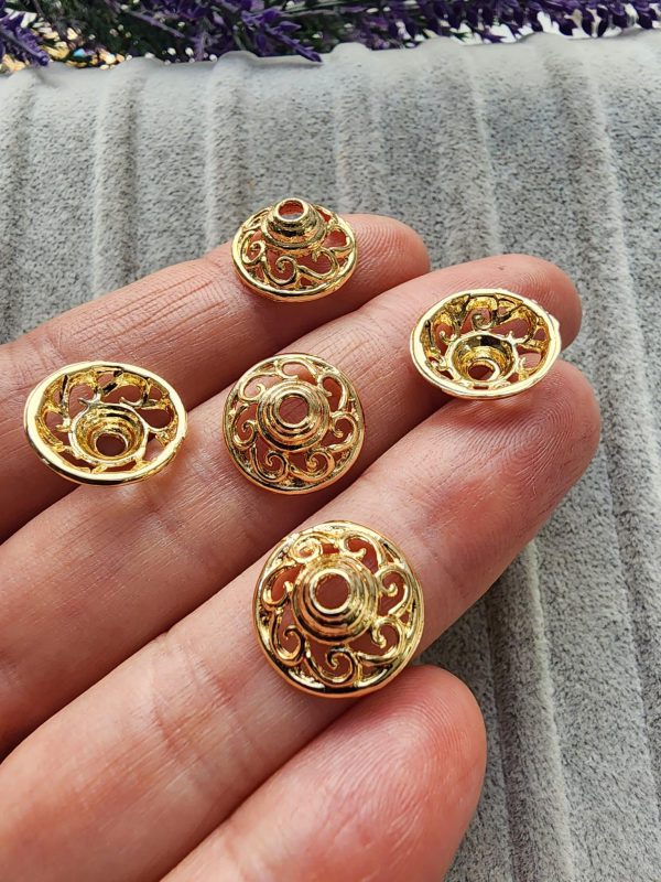 14 Mm Motifli Saran Boncuk Kapak