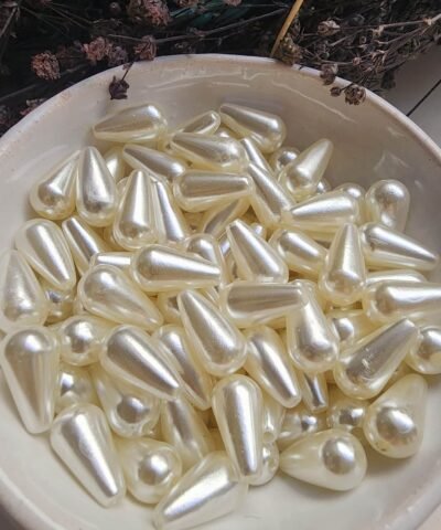 14x8 MM Damla Şekilli Plastik İnci