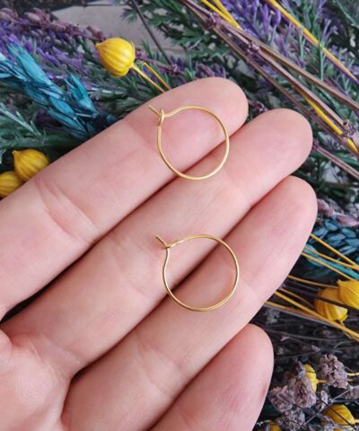 15 MM Çelik Klasik Halka Küpe Kancası - 502