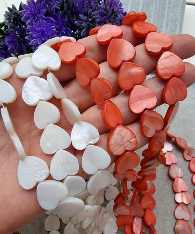 15 Mm Kalp Dogal Sedef