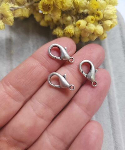 15 Mm Papagan Klips Gumus