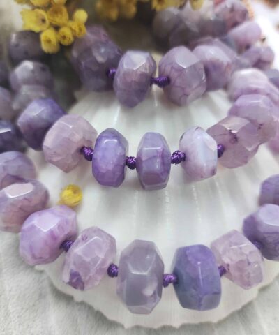 15x10 Mm Rondela Mor Akik Tasi 2