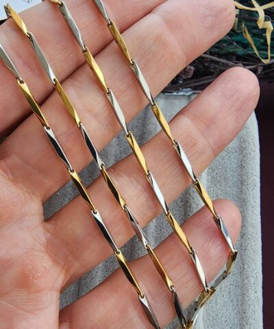 1.5x11 MM Çubuk Çelik Takı Zinciri - 502