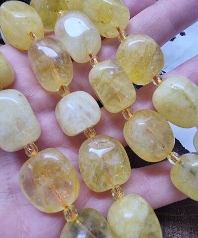 15x18 Mm Oval Sitrin Dogal Tasi 2