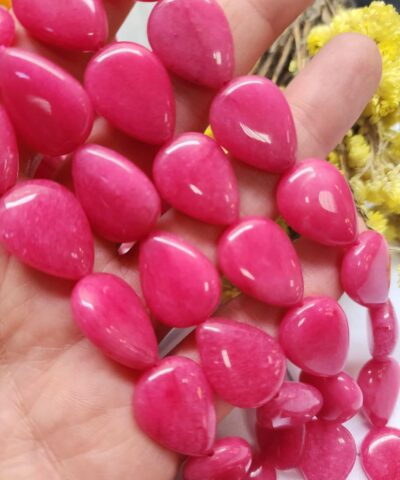 15x20 MM Damla Pembe Kuvars Taşı