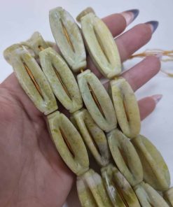 15x40 MM Şekilli Olivin Doğal Taş