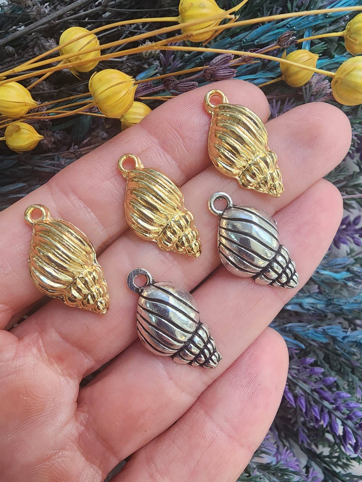 16 MM Deniz Kabuğu Çarm Takı Sallantı