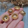 16 Mm Desenli Boncuk Kapak
