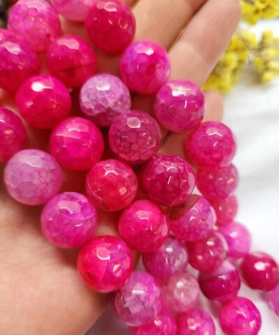 16 Mm Fasetli Akik Dogal Tas Boncuk 506
